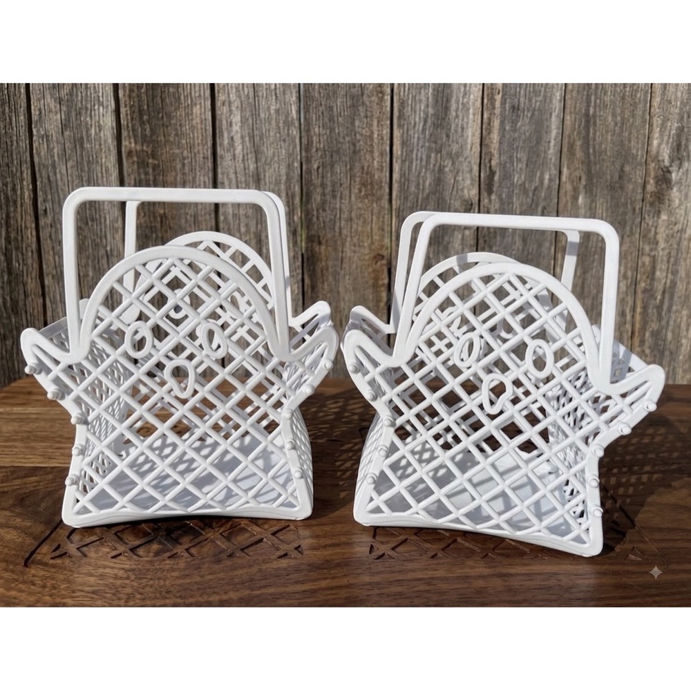 Target Ghost Bullseye Playground Halloween Jelly BOO Basket Candy Bags Set Of 2
